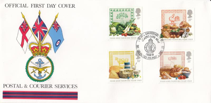1989 (03) Food & Farming - Forces Postal & Courier Services BF2195PS 'Alternative' Official