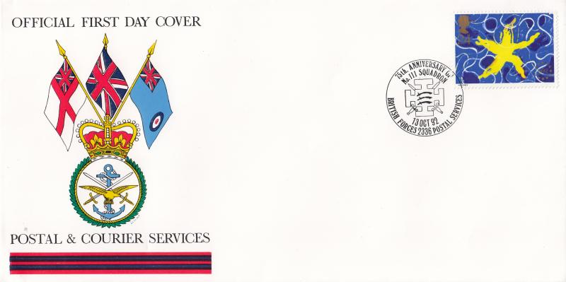 1992 (10) Single Market - Forces Postal & Courier Services BF2336PS 'Alternative' Official