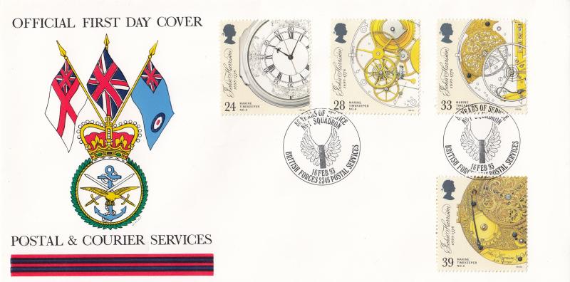 1993 (02) Marine Timekeepers - Forces Postal & Courier Services BF2346PS 'Alternative' Official