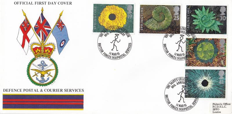 1995 (03) Springtime - Forces Defence Postal & Courier Services BF2458PS 'Alternative' Official