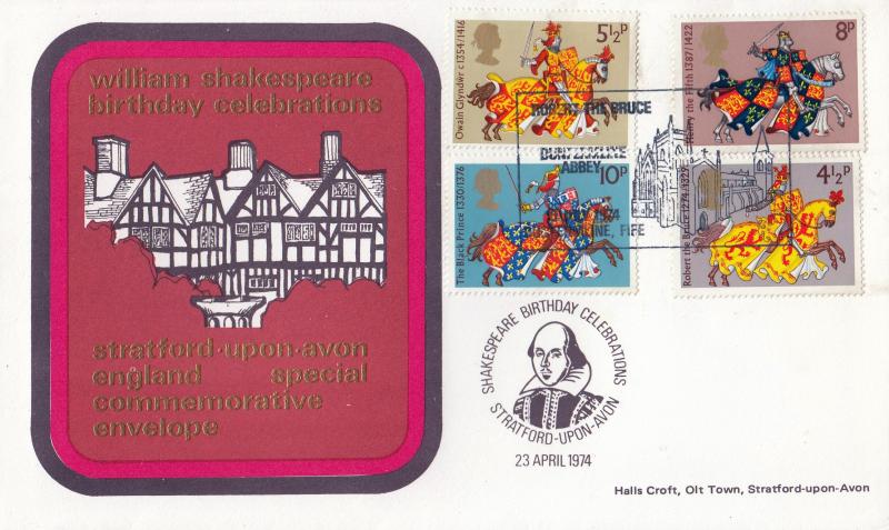 1974 (07) Great Britons - Tiatsa - Robert The Bruce, Dunfermline Abbey H/S