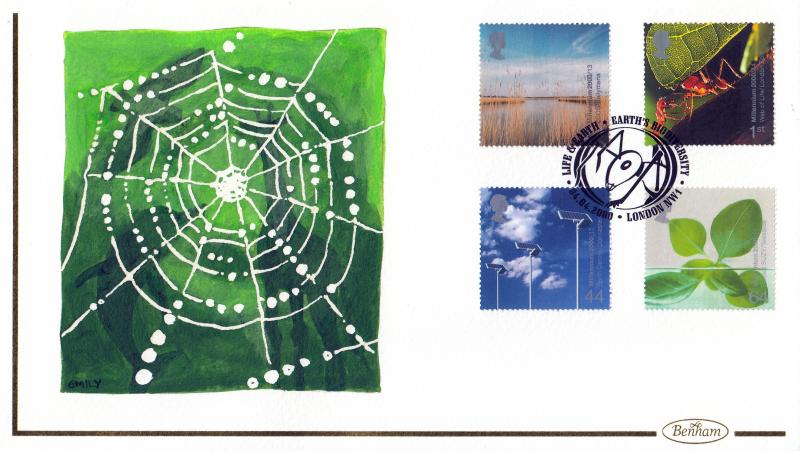 2000 (04) Life & Earth - Benham Hand Painted (London NW1) Official - Signed by Emily Goddard