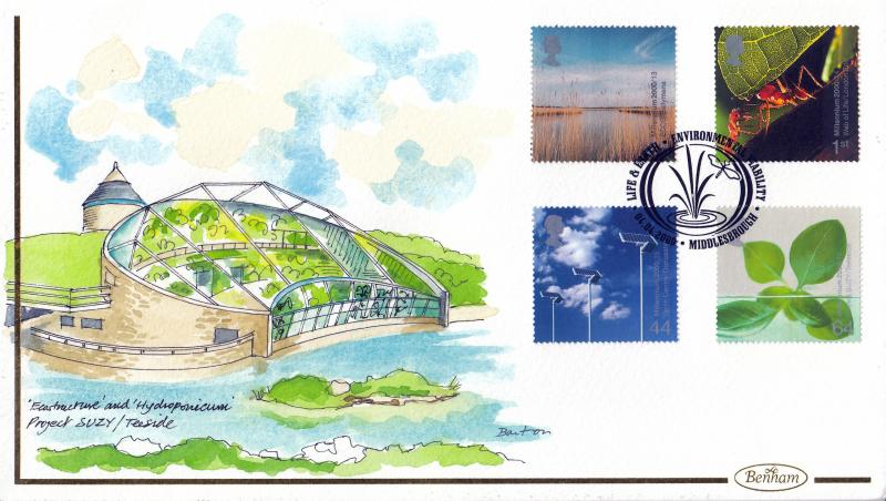 2000 (04) Life & Earth - Benham Hand Painted (Middlesbrough) Official - Signed by Richard Barton