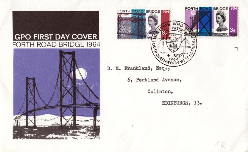 1964 (09) Forth Bridge - Ord - GPO - South Queensferry H/S
