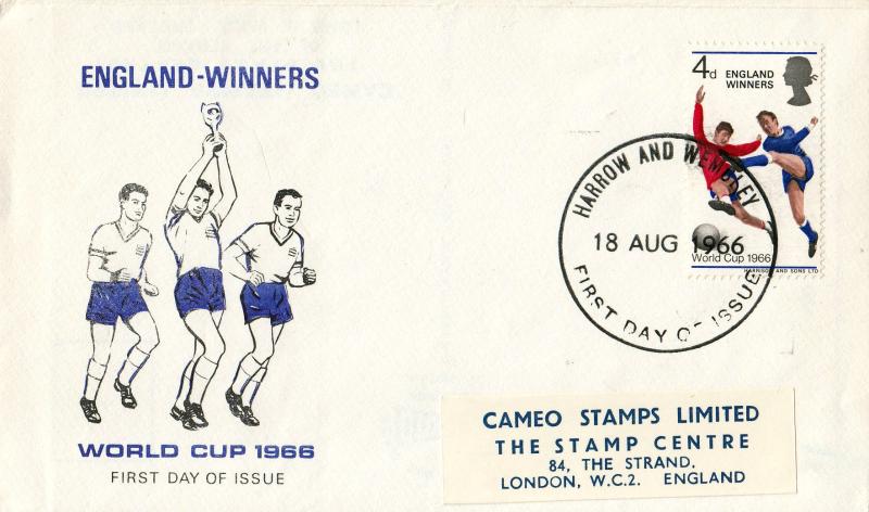 1966 (08) Winners - Cameo - Harrow & Wembley FDI + Willie Card !