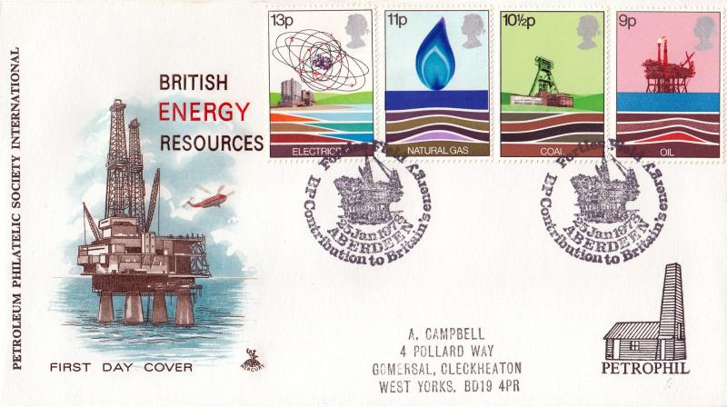 1978 (01) Energy - Mercury - PETROPHIL Overprint - BP Forties Field, Aberdeen H/S