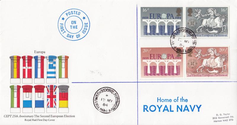 1984 (05) Europa - RM - Portsmouth Dockyard CDS