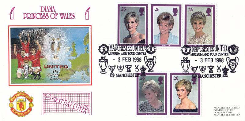 1998 (02) Diana - Dawn Manchester United Museum Official