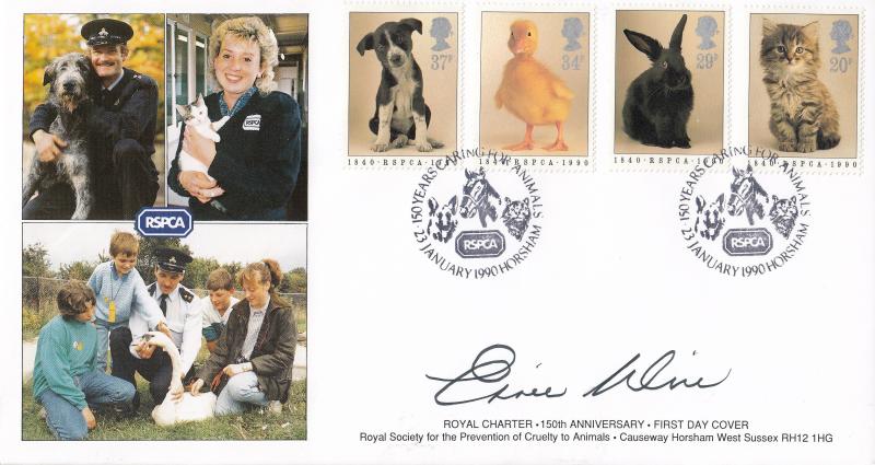 1990 (01) RSPCA - Covercraft RSPCA Horsham Official - Signed by the late Ernie Wise