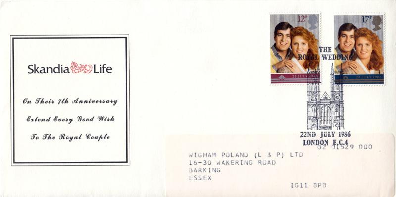 1986 (07) Wedding - Arlington 'Skandia Life' Official