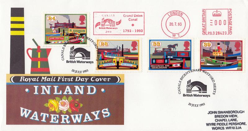 1993 (07) Canals - RM - Watford H/S + British Waterways Grand Union Canal H/S