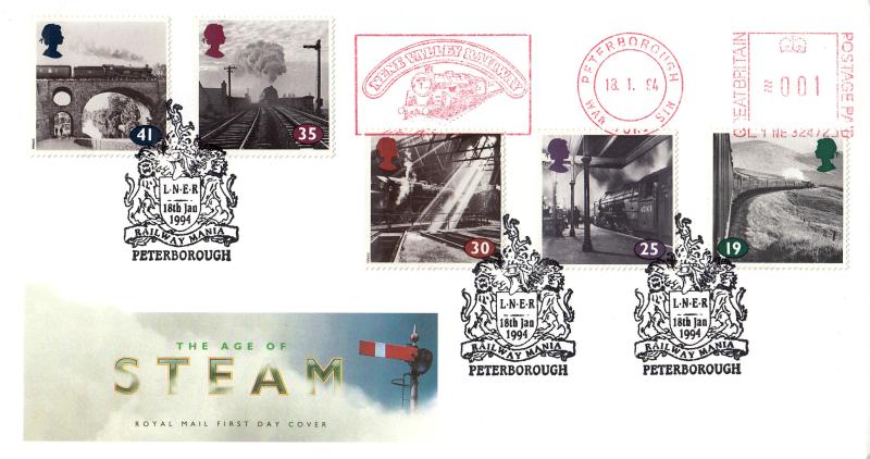 1994 (01) The Age of Steam - RM - LNER Peterborough H/S + Nene Valley Railway Meter Mark