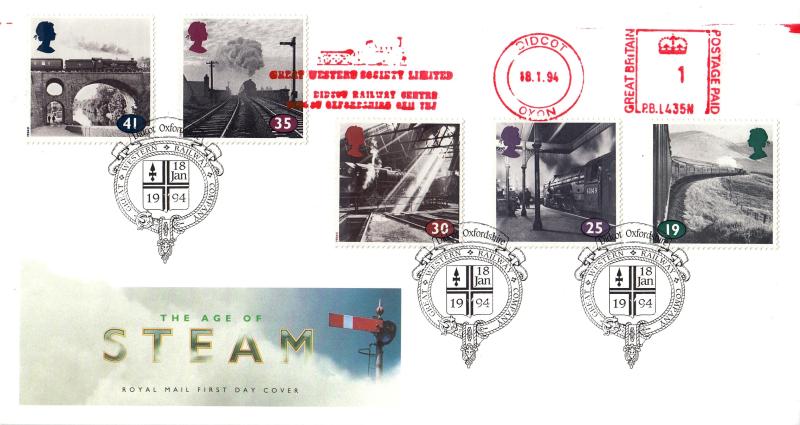 1994 (01) The Age of Steam - RM - Great Western Railway Co, Didcot H/S + Great Western Society Meter Mark