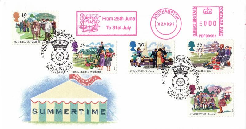 1994 (08) Summertime - RM - Hampshire C.C.C., Southampton H/S + Southampton Summer of Music Meter Mark