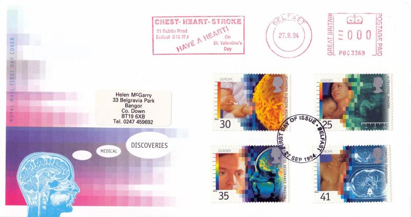 1994 (09) Medical - RM - Belfast FDI + Chest-Heart-Stroke Meter Mark