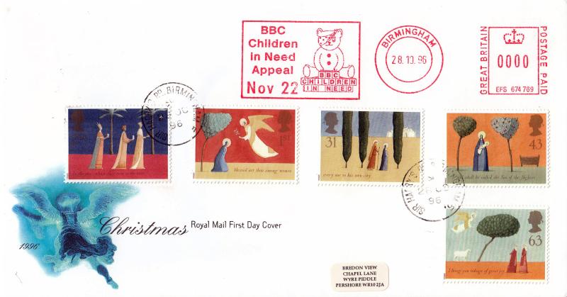 1996 (10) Christmas - RM - Sir Harry's Rd CDS + BBC Children In Needs Appeal Meter Mark