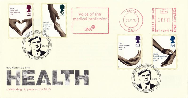1998 (06) NHS - RM - Ebbw Vale H/S + BMA Voice of the Medical Profession Meter Mark