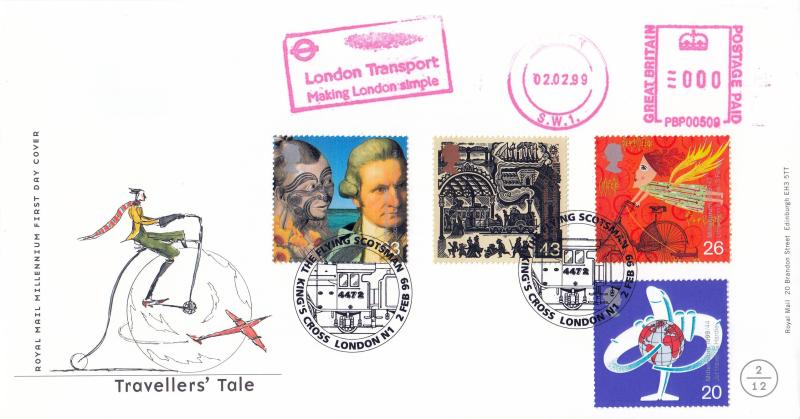 1999 (02) Travellers - RM - Flying Scotsman, King's Cross H/S + London Transport Meter Mark