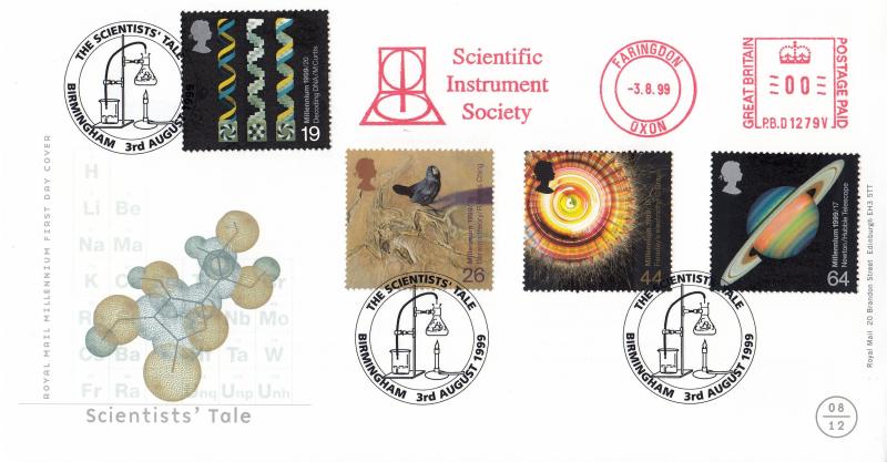 1999 (08) Scientists - RM - Birmingham H/S + Scientific Instrument Society Meter Mark