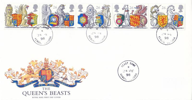 1998 (02) Queen's Beasts - RM - Beast Bank CDS