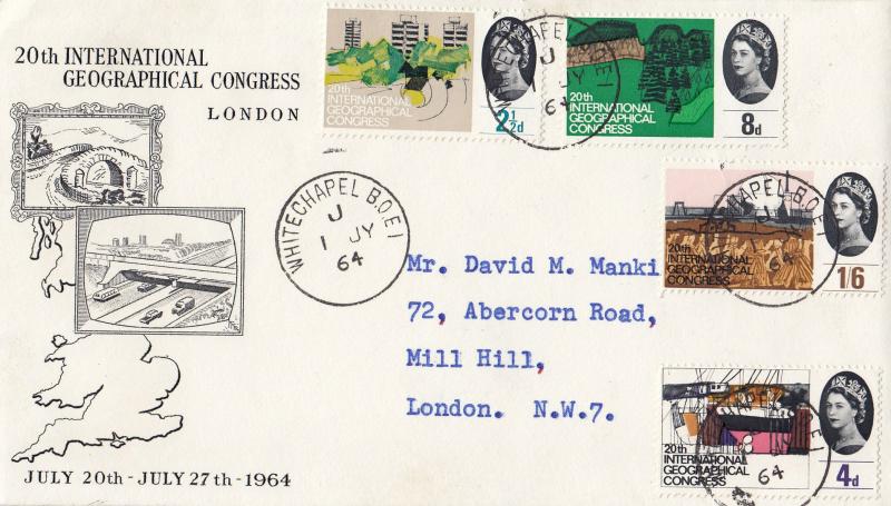 1964 (07) Geographical - B&W 'Frames' Cover - Ord - Whitechapel CDS