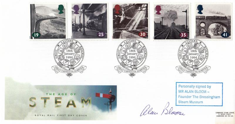 1994 (01) The Age of Steam - RM - Great Eastern Railway, Norfolk H/S - Signed by Alan Bloom
