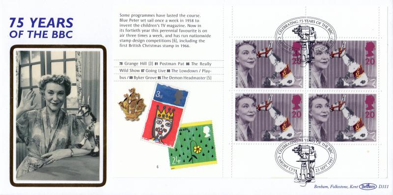 1997 (09) BBC PSB - Muffin The Mule Pane - Benham D311 Official