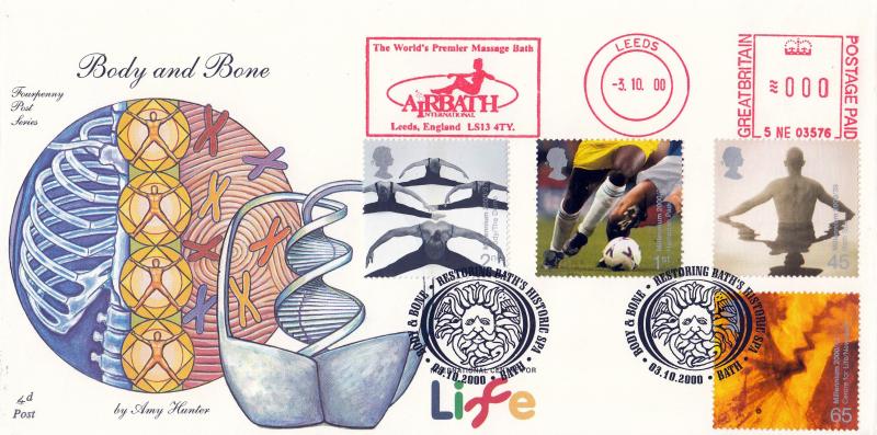 2000 (10) Body & Bone - 4d Post - Bath's Historic Spa, Bath H/S + Airbath International Meter Mark