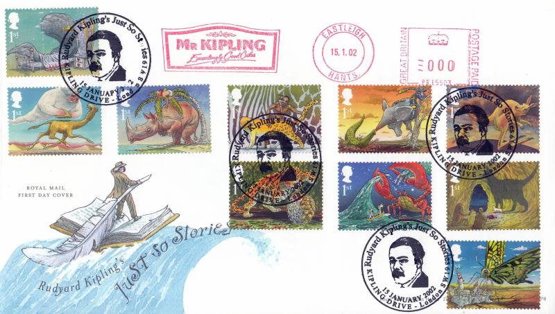 2002 (01) Rudyard Kipling - RM - Kipling Drive H/S + Mr Kipling Meter Mark