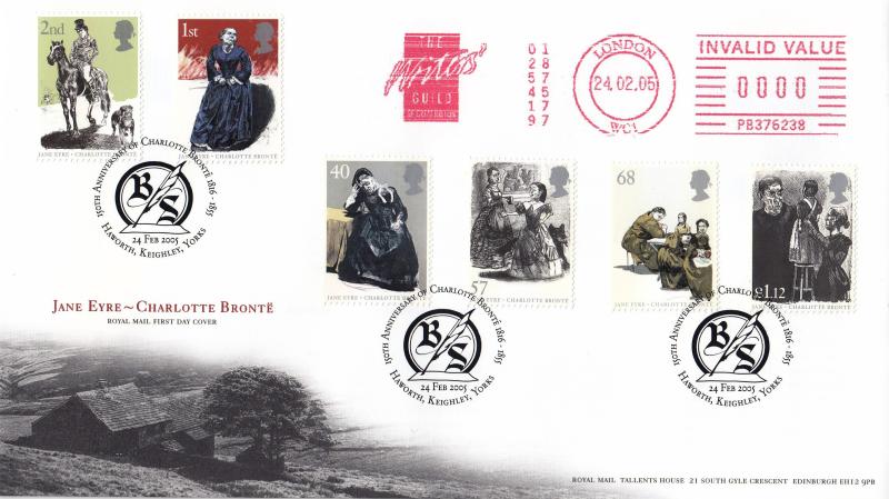 2005 (02) Jane Eyre (Stamps) - RM - Haworth H/S + The Writers Guild Meter Mark