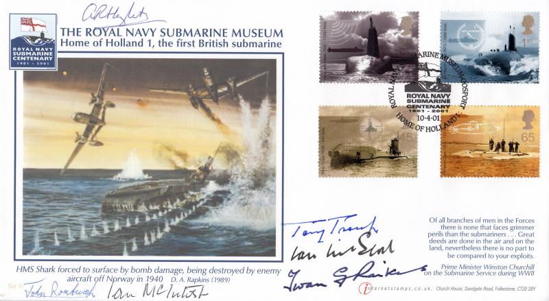 2001 (04) Submarines - Internet Official - Signed by SIX Vice Admirals