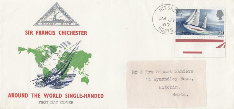 1967 (07) Chichester - North Herts Stamp Club - Hitchin CDS