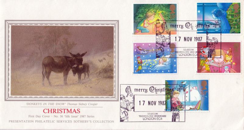 1987 (11) Christmas - PPS 'Silk' - Telecom Technology Showcase H/S