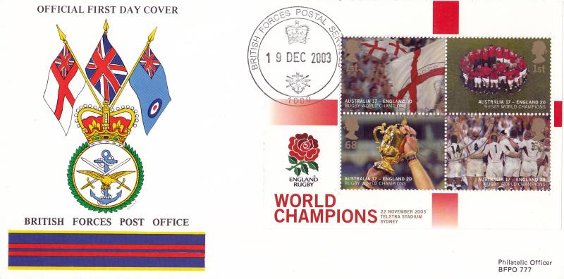 2003 (12) Rugby Winners M/S - Forces BFPO Official - BFPS 1000 H/S