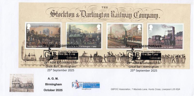 2025 (09) Steam Locomotives (M/S) - GBFDC AGM Official