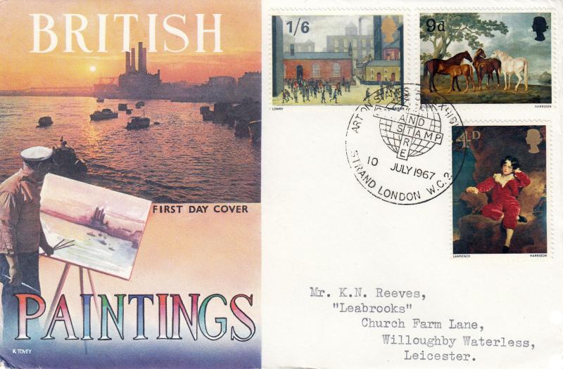 1967 (07) Paintings - Connoisseur (Sea View Image) - Art on Stamps Exhibition H/S
