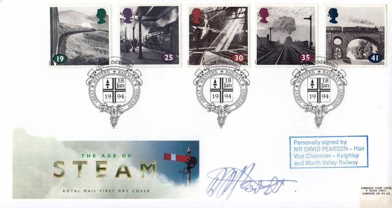 1994 (01) The Age of Steam - RM - Great Western Railway, Didcot H/S - Signed by David Pearson