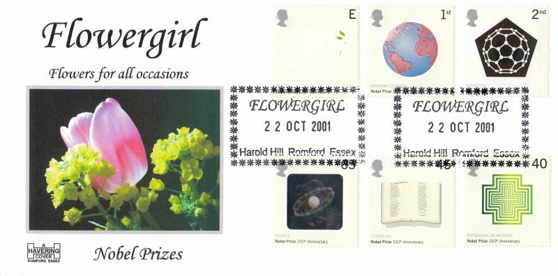 2001 (10) Nobel Prizes - Havering 'Flowergirl' Official