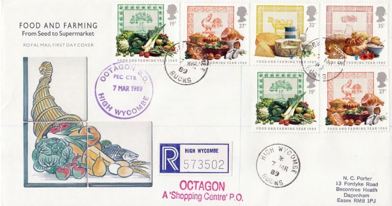 1989 (03) Food & Farming - RM - Octagon BO, High Wycombe CDS