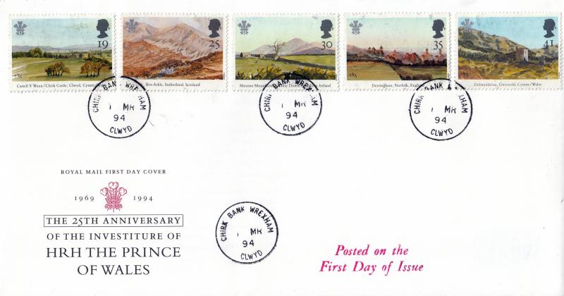 1994 (03) Prince of Wales Paintings - RM - Chirk Bank CDS