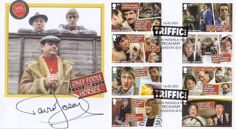 2021 (02) Only Fools and Horses (Stamps) - Internet 'Triffic, Peckham' Official - Signed David Jason