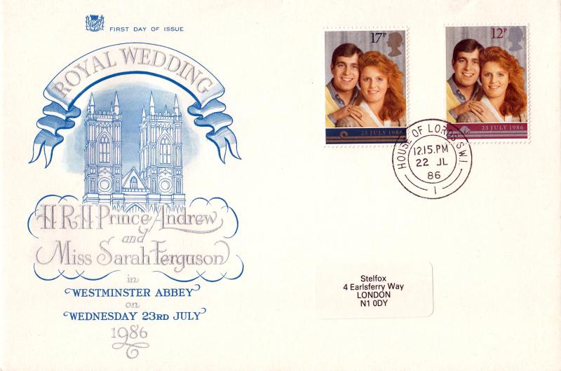 1986 (07) Wedding - Stuart - House of Lords CDS