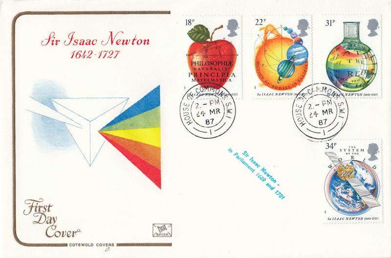 1987 (03) Isaac Newton - Cotswold - House of Commons CDS