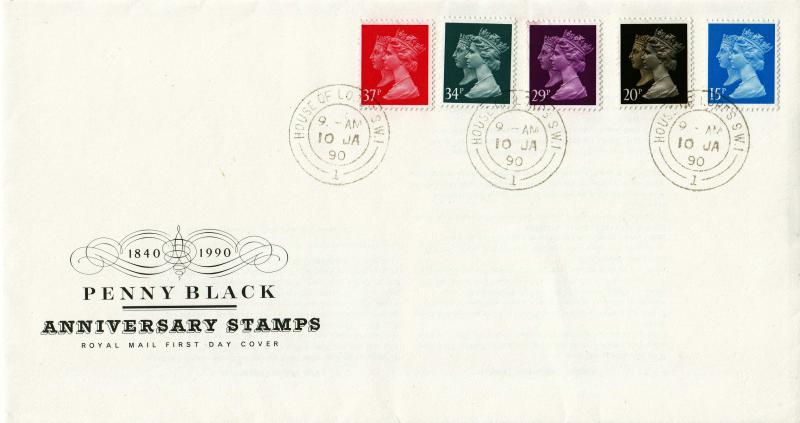 1990 (01) Penny Black (Stamps) - RM - House of Lords CDS