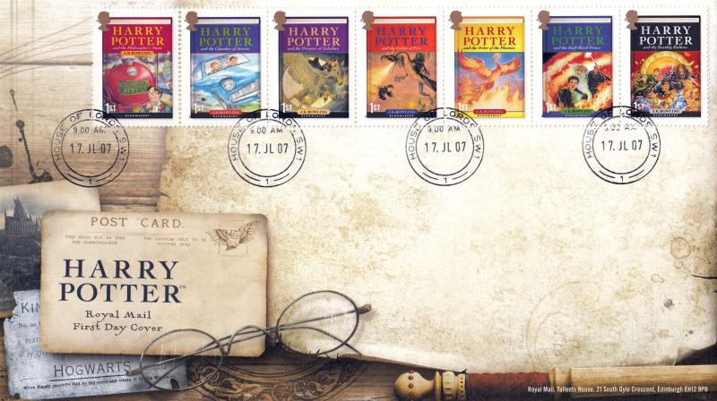 2007 (07) Harry Potter (Stamps) - RM - House of Lords CDS