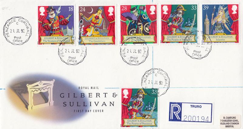 1992 (07) Gilbert & Sullivan - RM - Penzance CDS