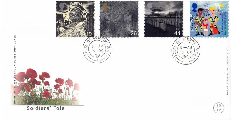 1999 (10) Soldiers - RM (Pair) - House of Commons CDS & House of Lords CDS