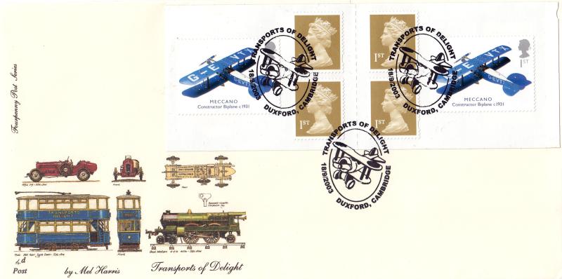 2003 (09) Transports of Delight (NVI Book) - 4d Post - Duxford H/S (Tied)