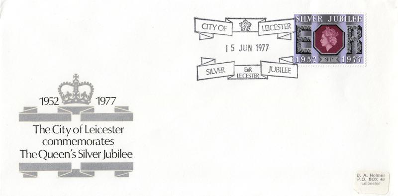 1977 (06) Jubilee 9p - City of Leicester Official