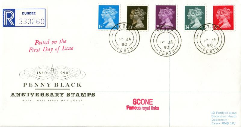 1990 (01) Penny Black (Stamps) - RM - Scone CDS